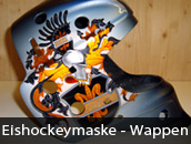 Eishockeymaske - Familienwappen - Pink Panther